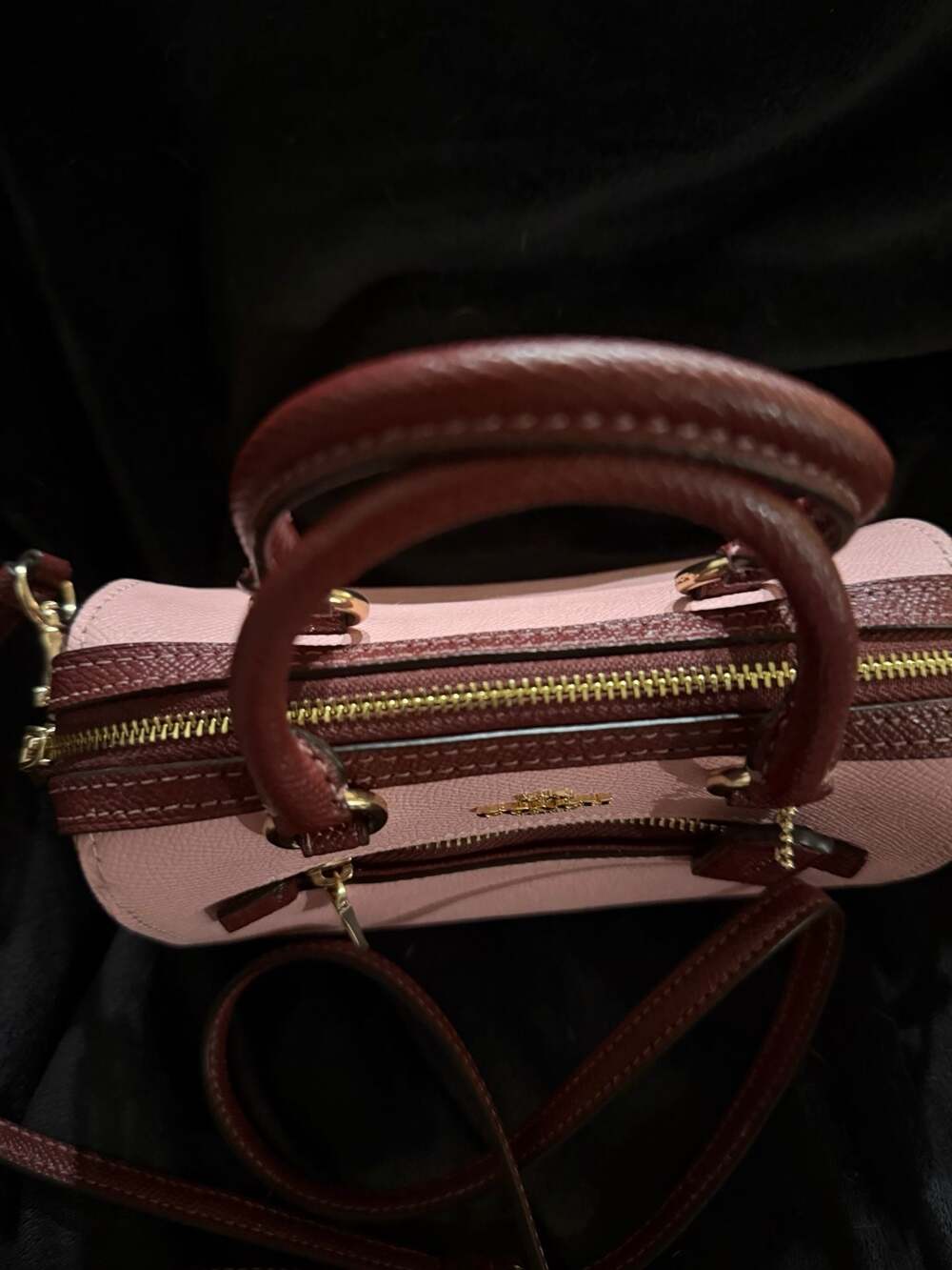 Coach Pink and Brown Satchel - Picture 6 of 13
